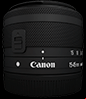 canon ef-m 15–45 mm ist ein stm-objektiv für canon-kameras